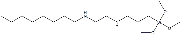 3-(Trimethoxysilyl)-N-[2-(octylamino)ethyl]propan-1-amine Struktur