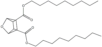 7-Oxabicyclo[2.2.1]heptane-2,3-dicarboxylic acid dinonyl ester Struktur