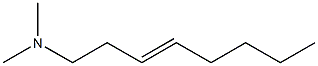 N,N-Dimethyl-3-octen-1-amine Struktur