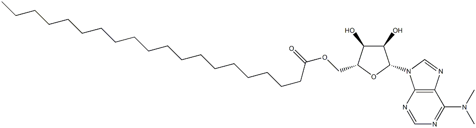 N,N-Dimethyl-5'-O-icosanoyladenosine Struktur