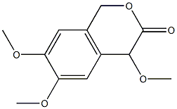 4,6,7-Trimethoxyisochroman-3-one Struktur