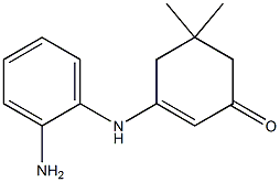 5,5-Dimethyl-3-(2-aminoanilino)-2-cyclohexen-1-one Struktur