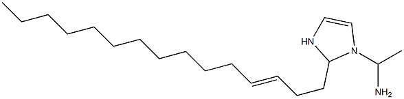 1-(1-Aminoethyl)-2-(3-pentadecenyl)-4-imidazoline Struktur