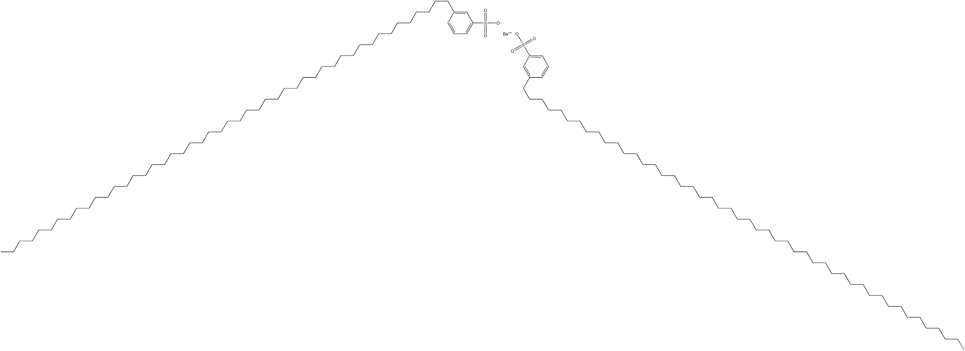 Bis[3-(octatetracontan-1-yl)benzenesulfonic acid]barium salt Struktur