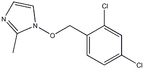 2-Methyl-1-(2,4-dichlorobenzyloxy)-1H-imidazole Struktur