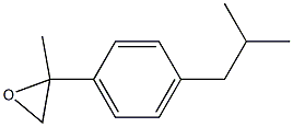 2-(p-Isobutylphenyl)-2-methyloxirane Struktur