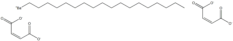 Bis(maleic acid 1-octadecyl)barium salt Struktur