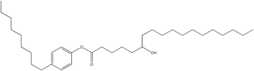 6-Hydroxystearic acid 4-nonylphenyl ester Struktur