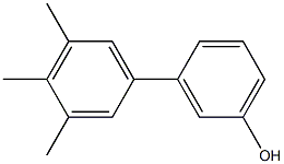 3-(3,4,5-Trimethylphenyl)phenol Struktur