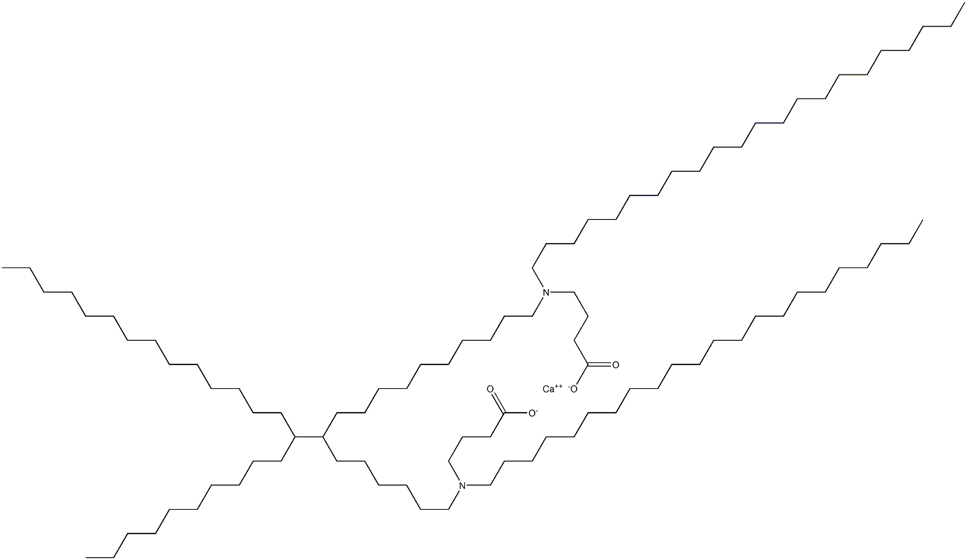 Bis[4-(didocosylamino)butyric acid]calcium salt Struktur