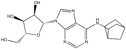 N-(2-Norbornyl)adenosine Struktur