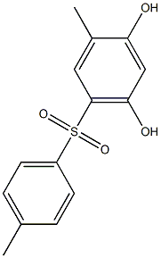 4,6-Dihydroxy-3,4'-dimethyl[sulfonylbisbenzene] Struktur