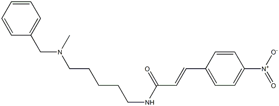 N-[5-(Methylbenzylamino)pentyl]-3-(4-nitrophenyl)acrylamide Struktur