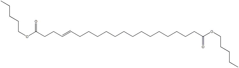 4-Icosenedioic acid dipentyl ester Struktur