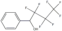 1-Phenyl-2,2,3,3,4,4,4-heptafluoro-1-butanol Struktur