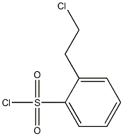 o-(2-Chloroethyl)benzenesulfonyl chloride Struktur