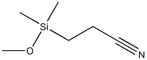 3-(Methoxydimethylsilyl)propiononitrile Structure