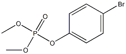 Phosphoric acid dimethyl 4-bromophenyl ester Struktur