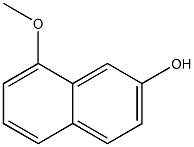 8-Methoxy-2-naphthol Struktur