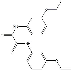 N,N'-Di(3-ethoxyphenyl)oxamide Struktur