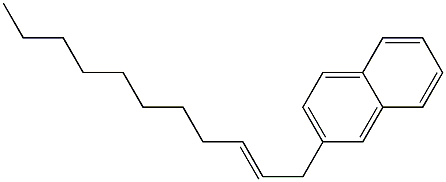 2-(2-Undecenyl)naphthalene Struktur