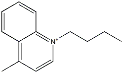 1-Butyl-4-methylquinolinium Struktur