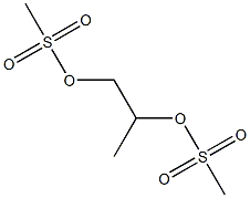 1,2-Propanediol bis(methanesulfonate) Struktur