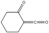 2-(Oxomethylene)cyclohexanone Struktur