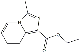 3-Methylimidazo[1,5-a]pyridine-1-carboxylic acid ethyl ester Struktur