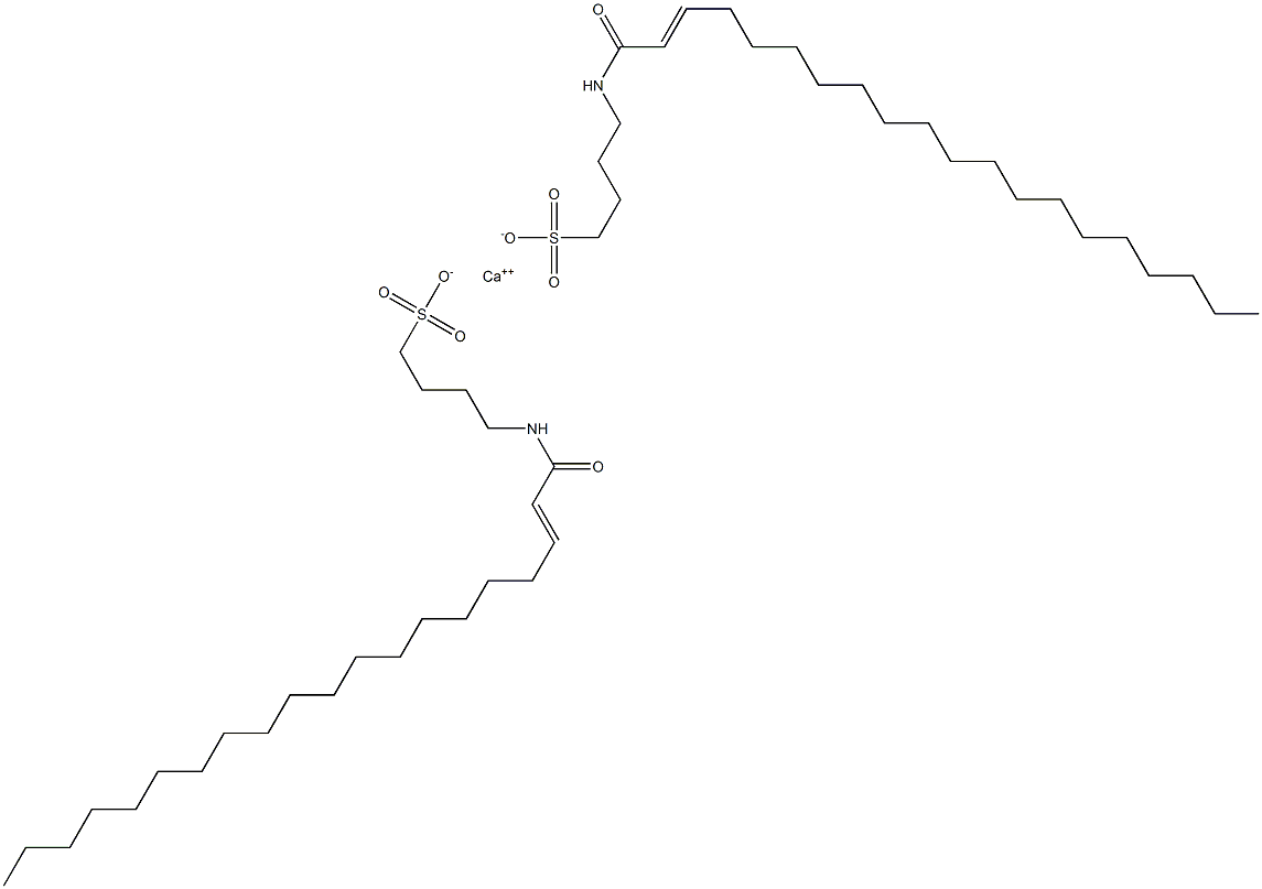 Bis[4-(2-icosenoylamino)-1-butanesulfonic acid]calcium salt Struktur