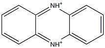 Phenazine-5,10-dication Struktur