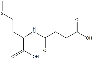 N-(4-Oxo-4-hydroxybutyryl)-L-methionine Struktur