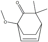 1-Methoxy-3,3-dimethylbicyclo[2.2.2]oct-5-en-2-one Struktur