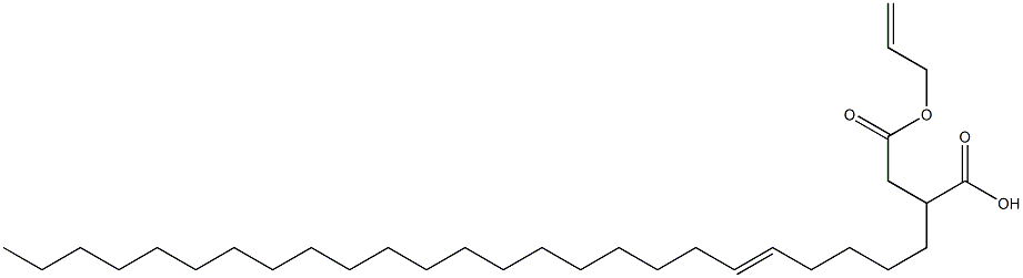 2-(5-Pentacosenyl)succinic acid 1-hydrogen 4-allyl ester Struktur