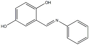 2-[(Phenylimino)methyl]hydroquinone Struktur