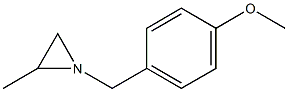 1-(4-Methoxybenzyl)-2-methylaziridine Struktur