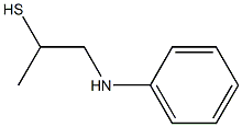 1-Phenylaminopropane-2-thiol Struktur