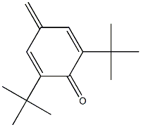 3,5-Di-tert-butyl-1-methylene-2,5-cyclohexadiene-4-one Struktur