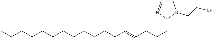 1-(2-Aminoethyl)-2-(4-heptadecenyl)-3-imidazoline Struktur