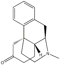 17-Methylmorphinan-6-one Struktur