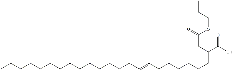 2-(7-Docosenyl)succinic acid 1-hydrogen 4-propyl ester Struktur