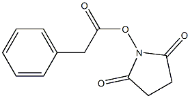 Phenylacetic acid succinimidyl ester Struktur