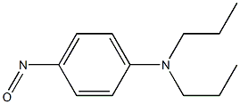 N,N-Dipropyl-4-nitrosoaniline Struktur