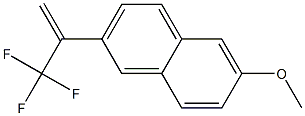 2-(6-Methoxy-2-naphtyl)-3,3,3-trifluoro-1-propene Struktur