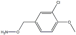 O-(3-Chloro-4-methoxybenzyl)hydroxylamine Struktur