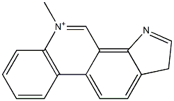 5-Methyl-1H-pyrrolo[2,3-i]phenanthridin-5-ium Struktur