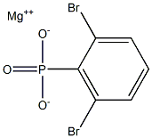 2,6-Dibromophenylphosphonic acid magnesium salt Struktur