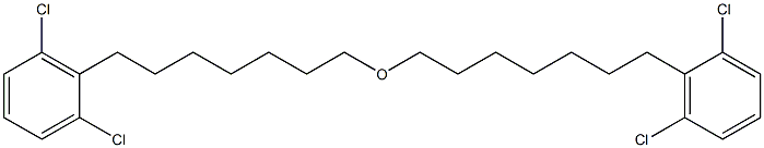 2,6-Dichlorophenylheptyl ether Struktur