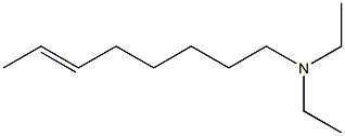 N,N-Diethyl-6-octen-1-amine Struktur