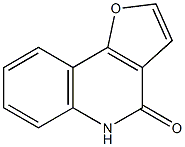 Furo[3,2-c]quinolin-4(5H)-one Struktur